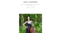Desktop Screenshot of annasteinhoff.com
