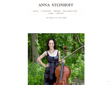 Tablet Screenshot of annasteinhoff.com